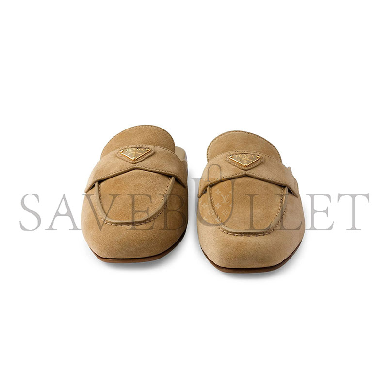 Pra*a suede sabots mules
